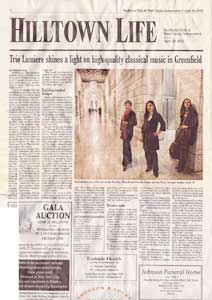 Trio Lumiere shines a light on classical music in Greenfield